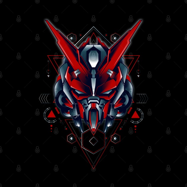 Astray Red Custom sacred geometry by secondsyndicate