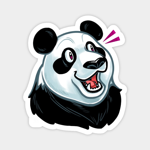 PANDA POG! Magnet by MrHinkleDraws