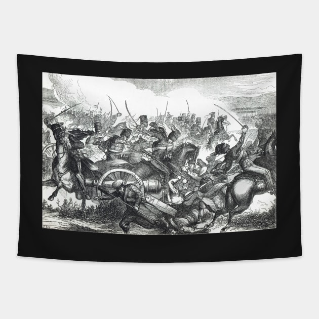 The Charge of the Light Brigade at Balaclava,  Crimean War 1854 Tapestry by artfromthepast