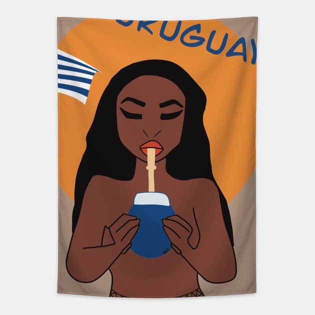 Uruguay Tapestry by Giovanna Gil Alves