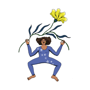 Flower yoga T-Shirt