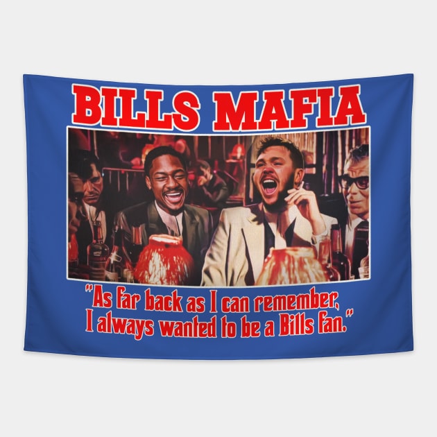 Bills Mafia - Allen Diggs Goodfellas Tapestry by darklordpug