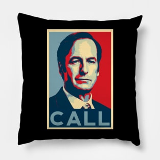 Call Saul -  Better Call Saul! by CH3Media Pillow