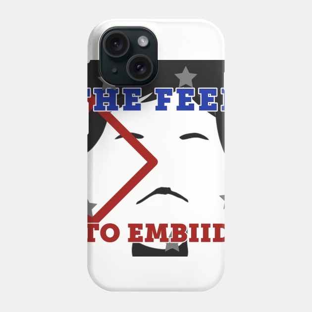 The Feed to Embiid Phone Case by The Painted Lines