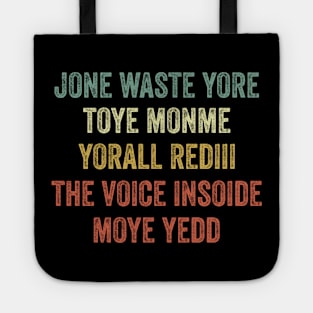 Jone Waste Yore Toye Tote