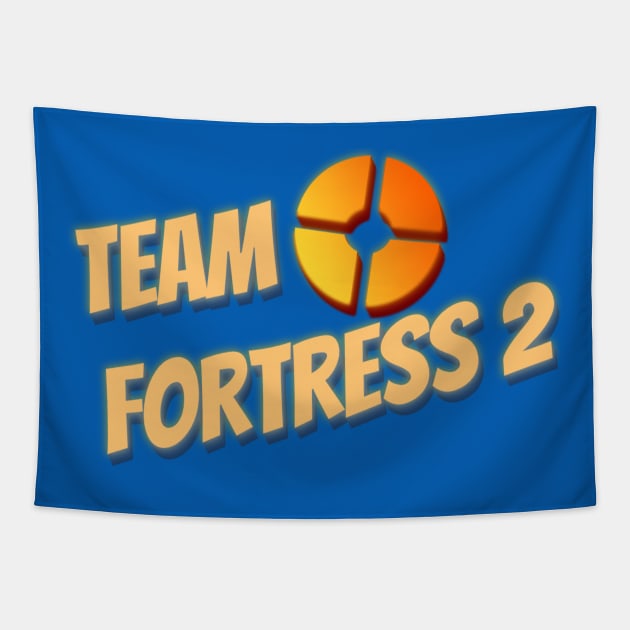 Team Fortress 2 - Y2K Logo Tapestry by Arcade 904