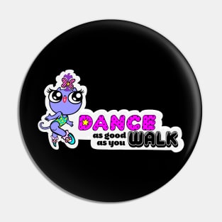 Cute Dance Cat Pin