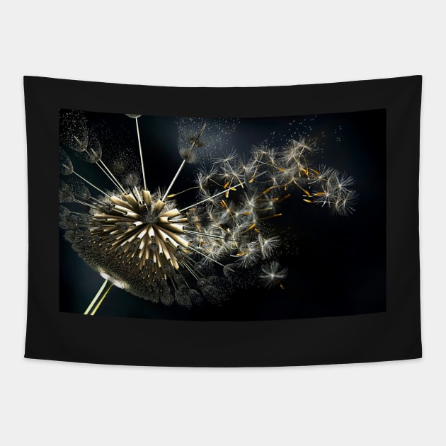 Dandelion seeds Tapestry by ChantalChantal