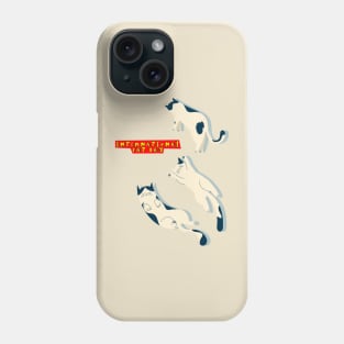 International cat day cat cat club Phone Case