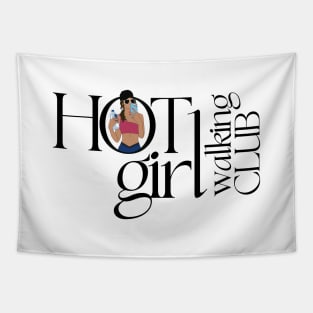 Hot Girl Walking Club - Pink Version Tapestry