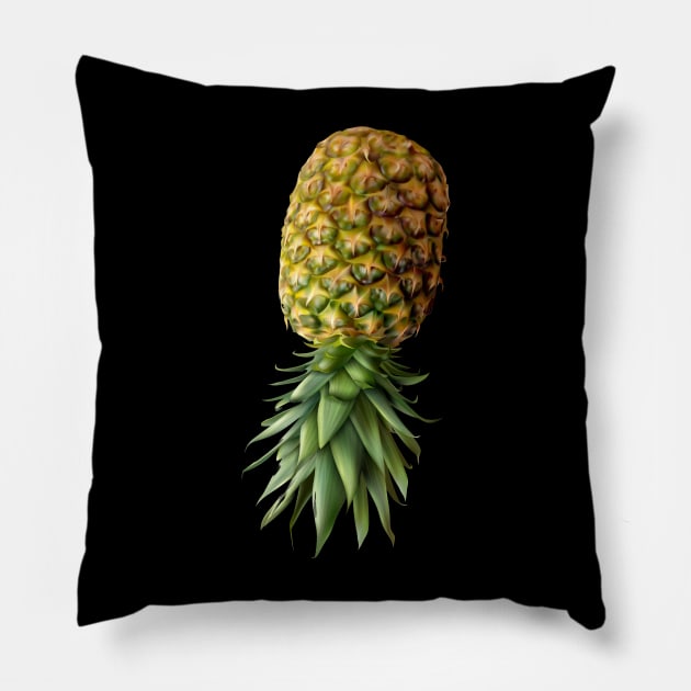 Upside Down Pineapple, Cruise Ship Swinger, Open Relationship, Swingers Pineapple Unisex Pillow by Closeddoor