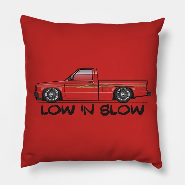 Low 'N Slow Multicolor b Pillow by JRCustoms44