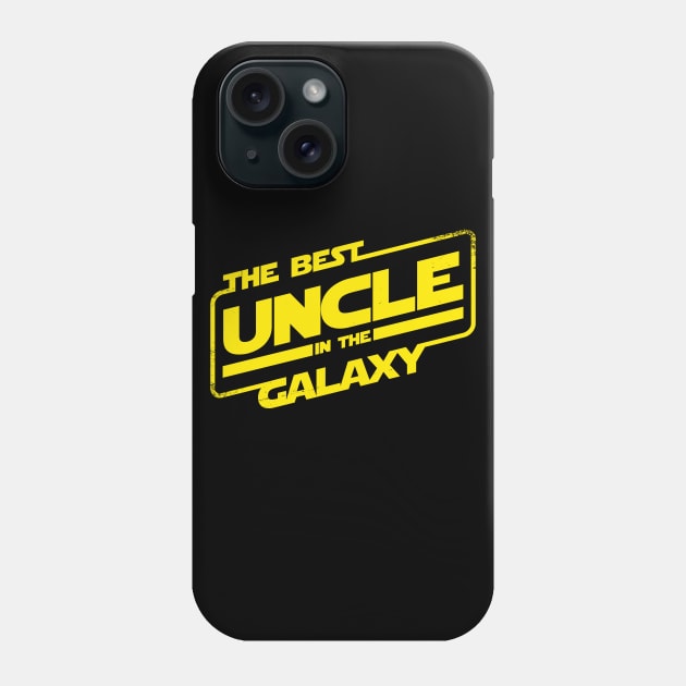 The Best Uncle in the Galaxy Gift For Uncle And Dad Phone Case by BoggsNicolas