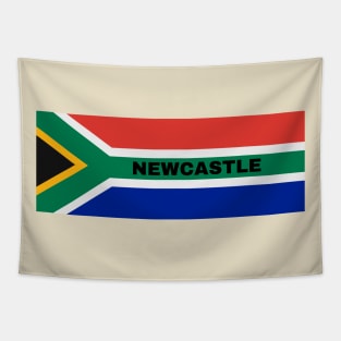 Newcastle City in South African Flag Tapestry