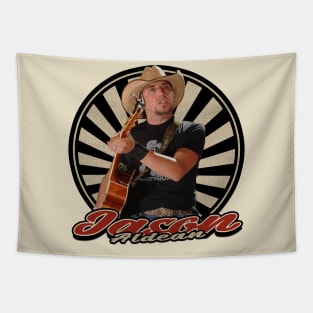 Vintage 80s Jason Aldean Tapestry