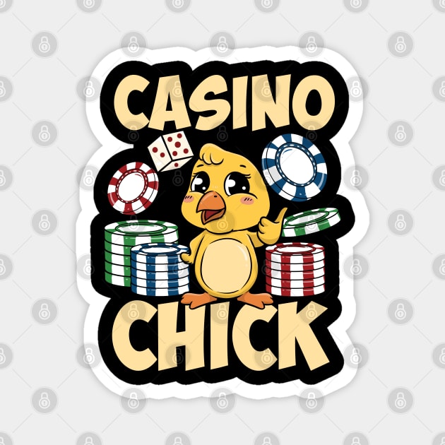 Casino Chick Magnet by ArtStyleAlice