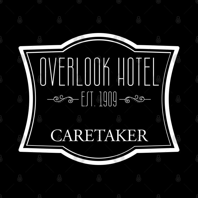 Overlook Caretaker - White Print by Karma Chameleon