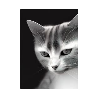 Charismatic cat pose portrait T-Shirt