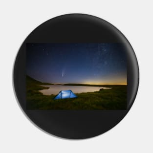 Comet NEOWISE over Llyn y Fan Fawr, Brecon Beacons Pin