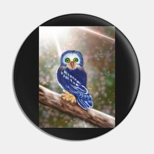 The blue owl Pin