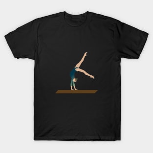 Beam Gymnast Silhouette  Production Ready Artwork for T-Shirt