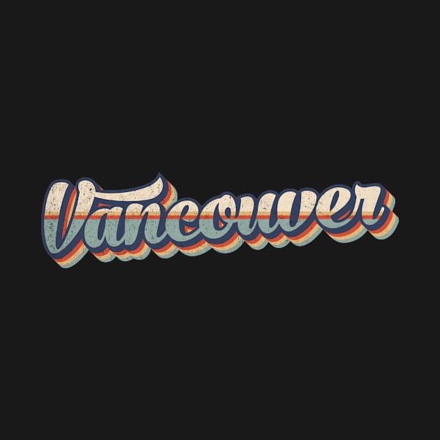 Vancouver // Retro Vintage Style by Stacy Peters Art