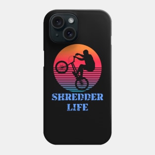 Shredder Life BMX retro sunset Phone Case