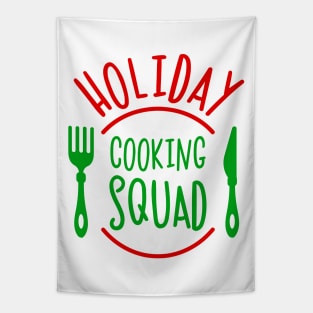 Holiday cooking squad Tapestry