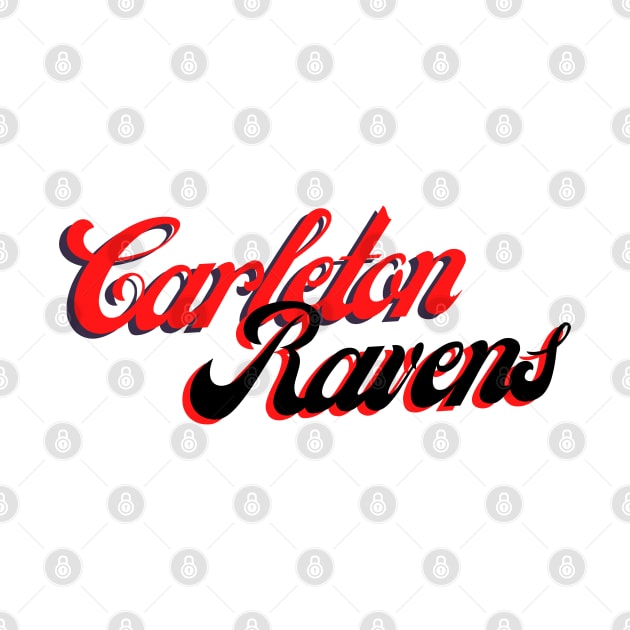 Carleton Ravens by stickersbyjori