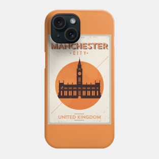 Manchester Poster Design Phone Case