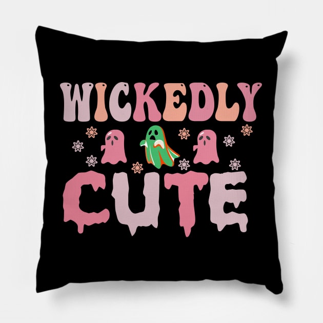 Wickedly Cute halloween Pillow by tranvanxoai