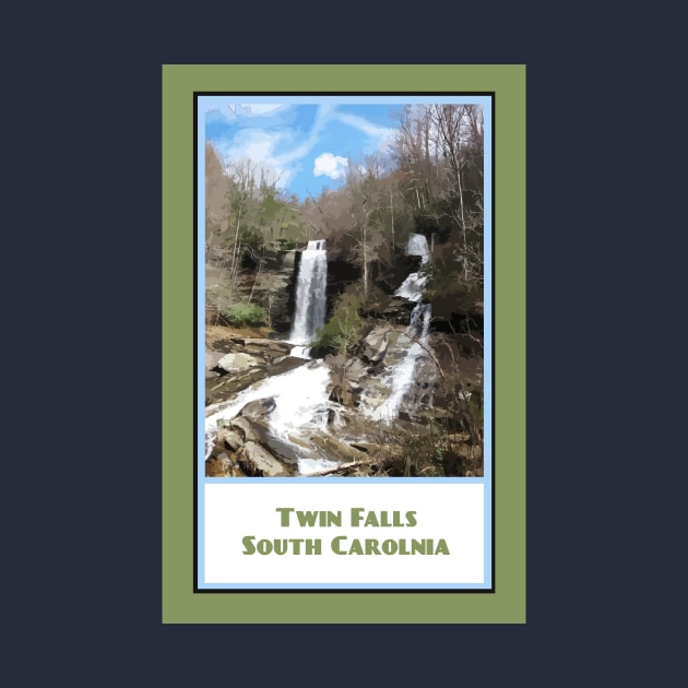 Vintage Travel Twin Falls by candhdesigns