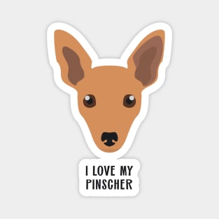 I Love My Pinscher Magnet