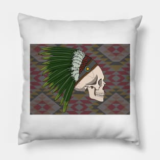 skull headdress Pillow