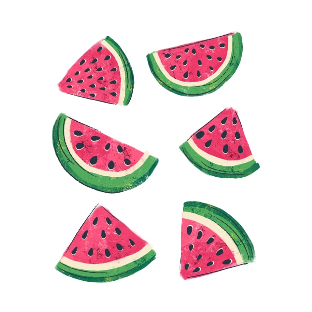 Cute Retro Watermelon by SWON Design