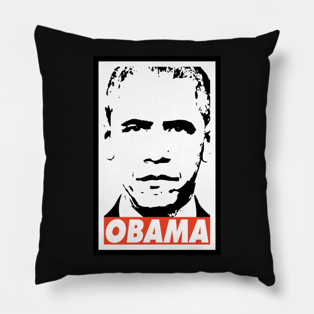 OBAMA Pillow by Nerd_art