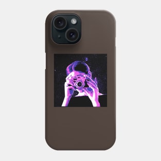 Woman Camera Black Phone Case