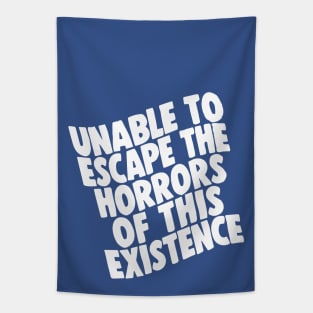 Existential Pain / Retro 80s Style Nihilism Design Tapestry