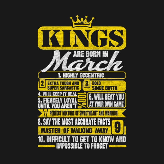 Kings Are Born In March by SilverTee