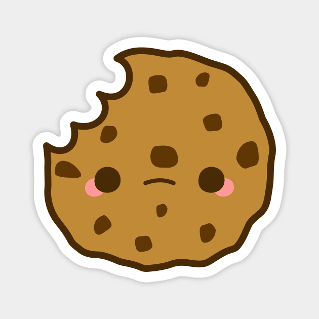 Cute yummy biscuit-chocolate chip cookie Magnet by peppermintpopuk