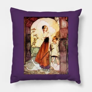 The Goose Girl - Rie Cramer Pillow