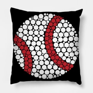 Dot Art Baseball: Pitch Perfect Pillow