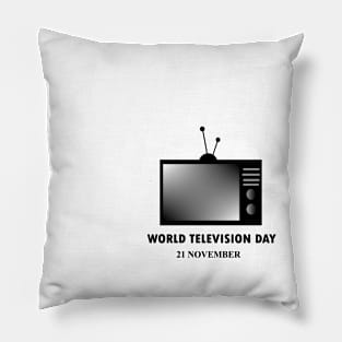 World Television Day Pillow