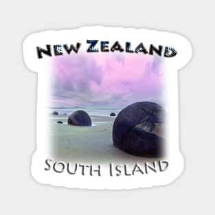 New Zealand - South Island, Moeraki Boulders Magnet