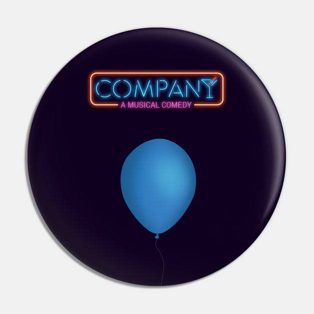 Company Balloon Pin by byebyesally