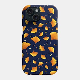 Ginkgo Pattern Phone Case