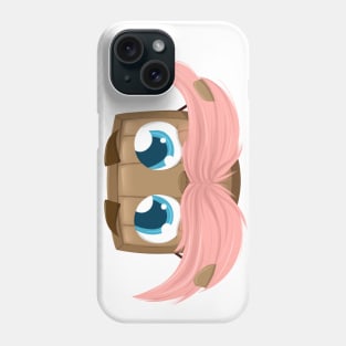 Pink Mustache Time Phone Case