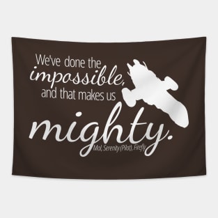 Firefly: The Impossible Makes Us Mighty Tapestry