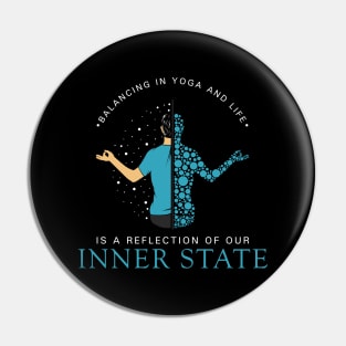 Balancing in yoga and life is a reflection of our inner state Pin