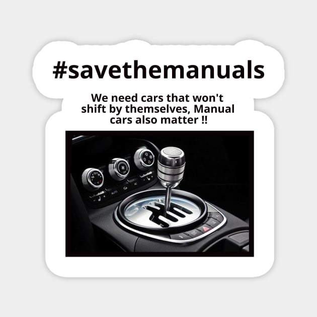 #Savethemanuals Magnet by MOTOSHIFT